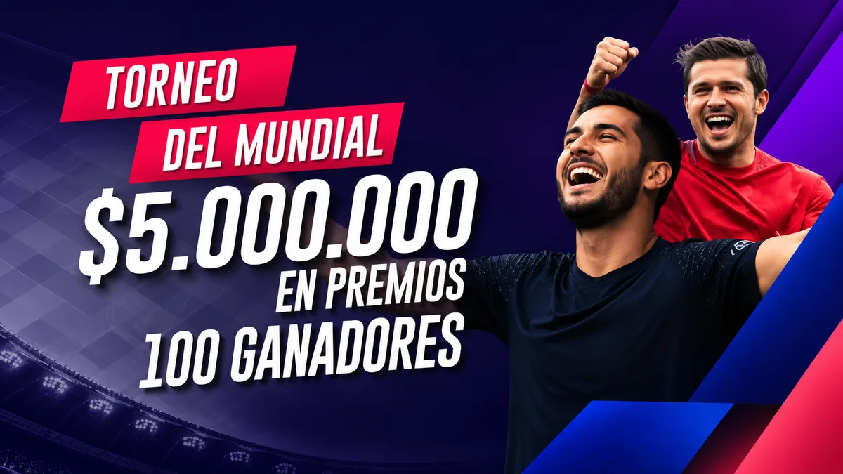 Torneo del Mundial de Betsala con $5.000.000 en premios y 100 ganadores